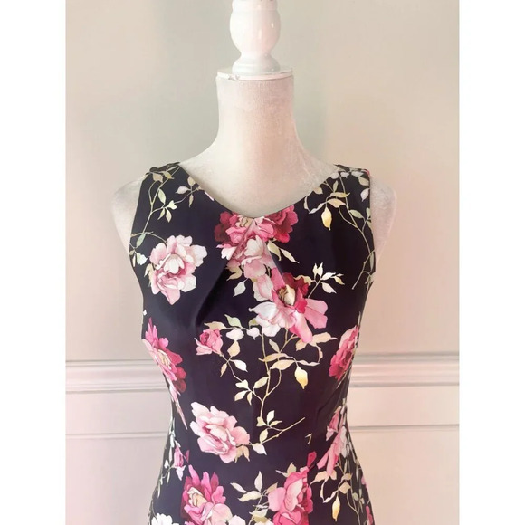 Hobbs London Rita Rose Print Dress 4 - Picture 5 of 10